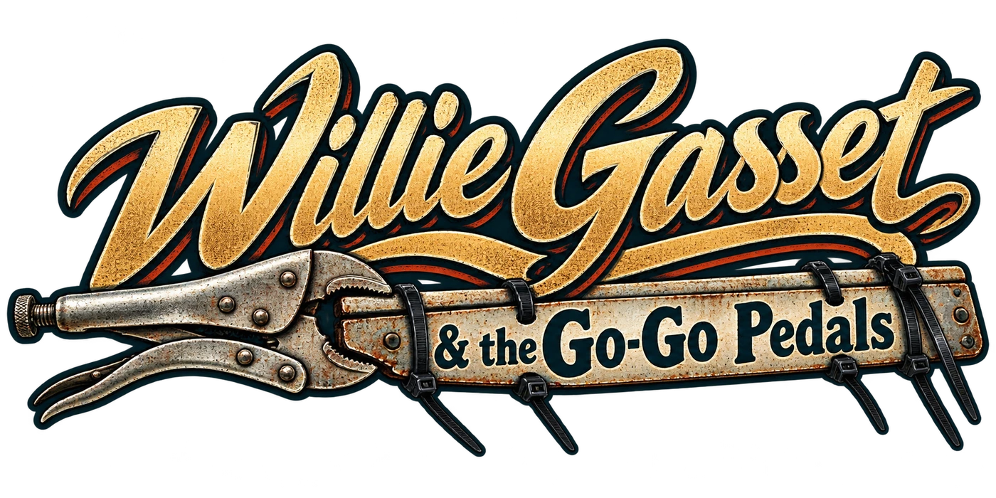 Willie Gasset & the Go-Go Pedals logo