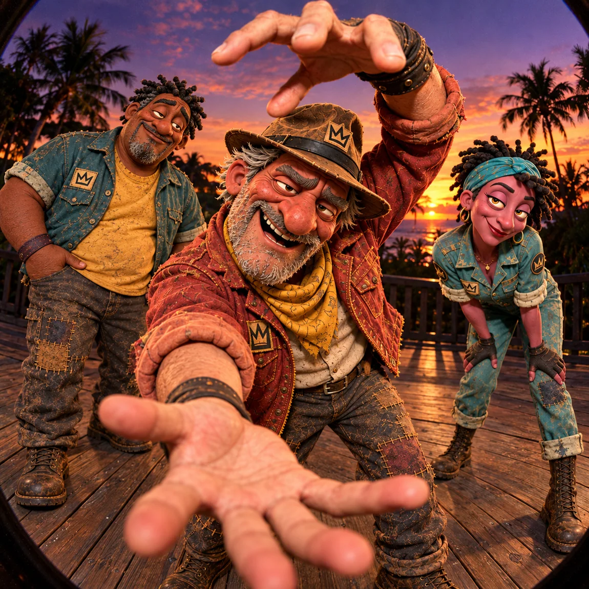 Willie Gasset & the Go-Go Pedals promotional portrait